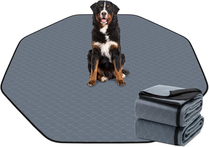 Bunlitent Washable Pee Pads for Dogs 72x72, 2 Pack, Extra Large Reusable Puppy Pads, Dog Training Pads with Quick Dry, Large Anti-Slip Dog Pee Pads, Whelping Pads, Potty Pad