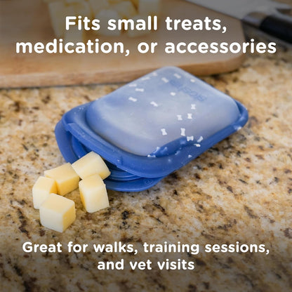 Stasher Pet Reusable Puppy Essentials Dog Food Can Lids, Cat Food Lids for Cans, Airtight Seal, Dog Travel Accessories, Food Grade Silicone Stretch Lids, Freezer & Dishwasher Safe, 3-Pack
