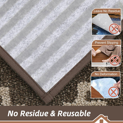 BEQHAUSE Non Slip Stair Treads for Wooden Steps Indoor Washable Stair Runner 28inX9in Polyester Durable Stair Treads Carpet for Dogs,Kids and Elders 15pcs,Dark Grey