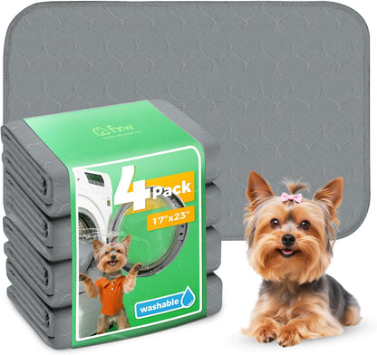 FXW Washable Pee Pads for Dogs, Puppy Pads with Super Absorbent, Specifically Designed for FXW Rollick/Homeplus 24inch 6 Panels Dog Playpen, 39" x 63" Rectangle, Khaki, 1 Pack