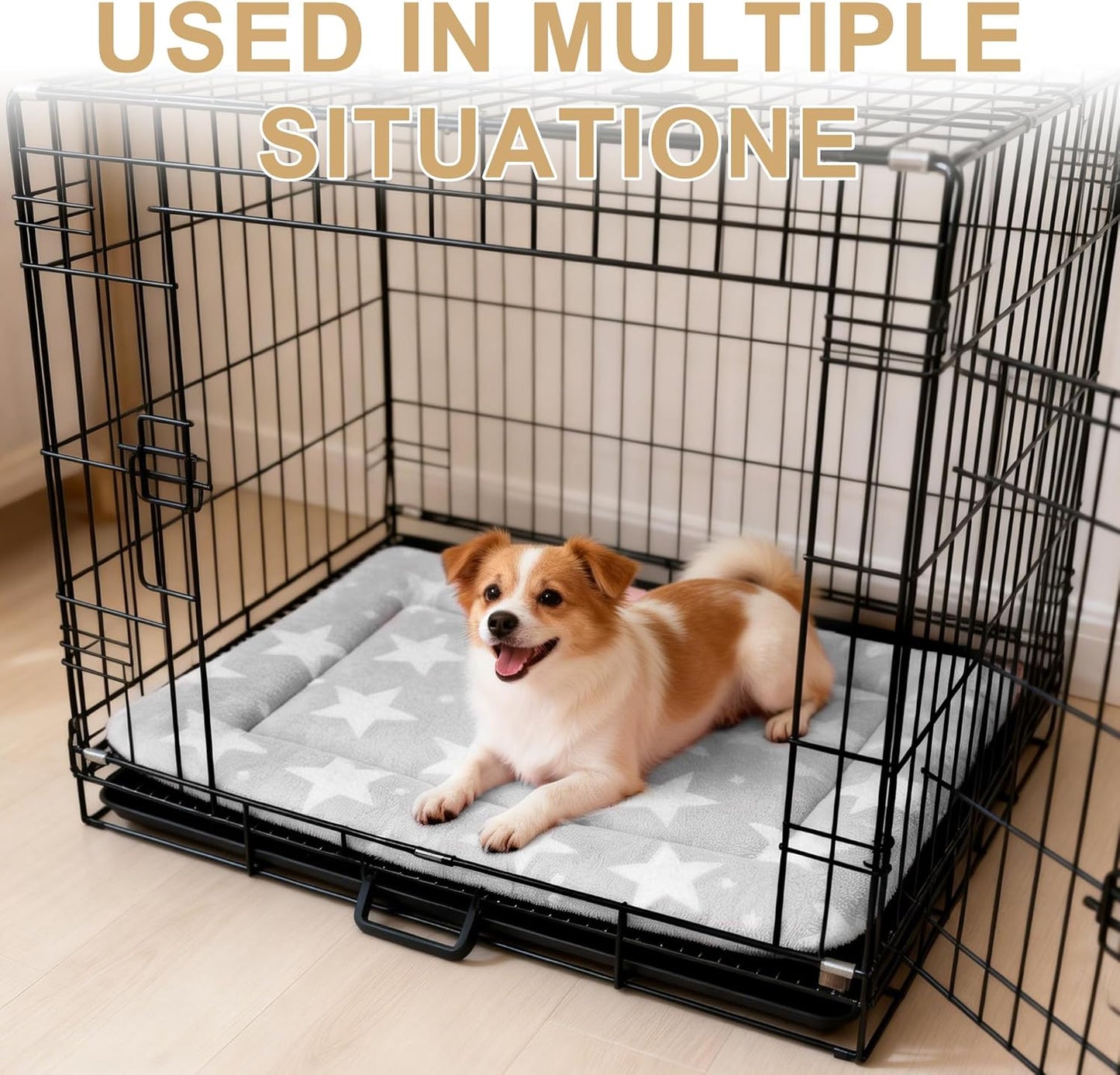 Dog Bed Mat – Soft & Comfortable Dog Kennel Pad for Crate – Durable Crate Bed & Mat for Dogs & Cats – Ideal for Crate, Kennel, and Home Use