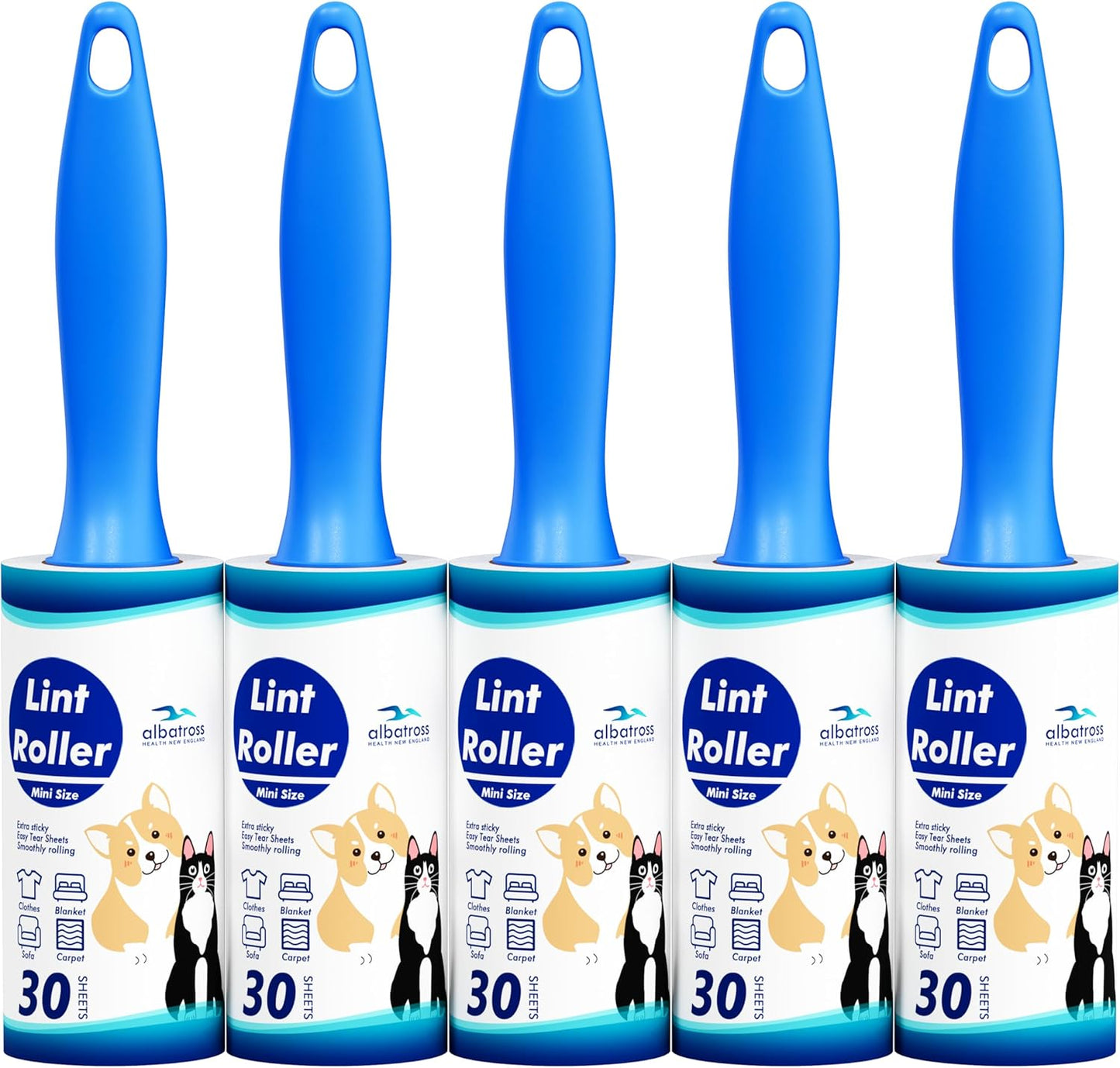 Lint Rollers for Pet Hair Extra Sticky, 800 Sheets Mega Value Set Lint Rollers for Pet Hair Removal, Dog and Cat Lint Remover for Clothes, Furniture, Carpet