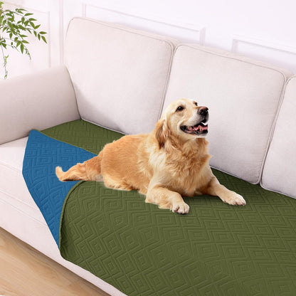 hyha Waterproof Dog Blanket, Soft Pet Bed Blankets, Waterproof Sofa Couch Cover for Dogs Washable, Reversible Pet Couch Covers for Sofa Furniture (30x70 Inch, Grey/Dark Grey)