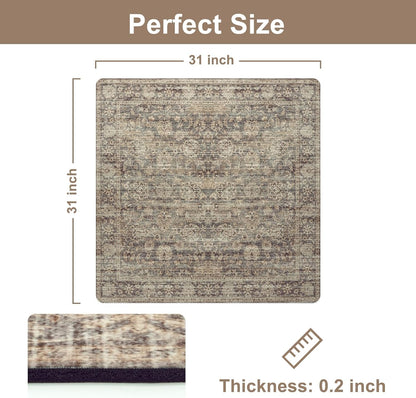 OJIA Extra Non-Slip Stair Treads for Wooden Steps 15PCS, 30"X8" Rubber Indoor Stair Runner Slip Resistant Stair Rugs Safety Mats for Dogs, Kids & Elders, Stairway Grip Step Treads, Gray
