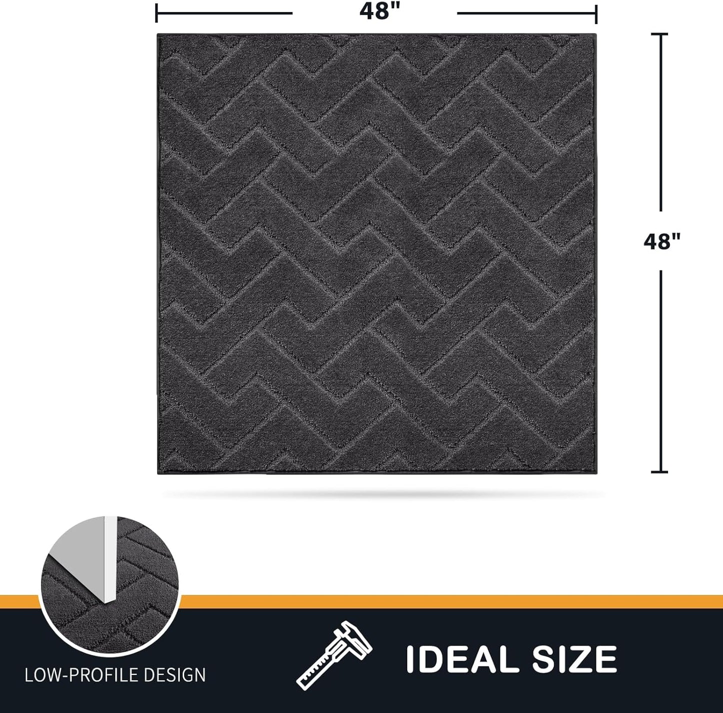 PURRUGS Dirt Trapping Door Mat 20" x 31.5", Non-Slip Machine Washable Entry Rug, Dog Doormat, Indoor Front Door Mat, Super Absorbent Entryway Rug for Muddy Shoes & Paws, Taupe