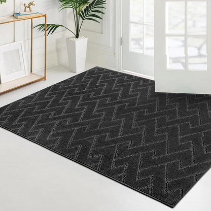 PURRUGS Dirt Trapping Door Mat 20" x 31.5", Non-Slip Machine Washable Entry Rug, Dog Doormat, Indoor Front Door Mat, Super Absorbent Entryway Rug for Muddy Shoes & Paws, Taupe