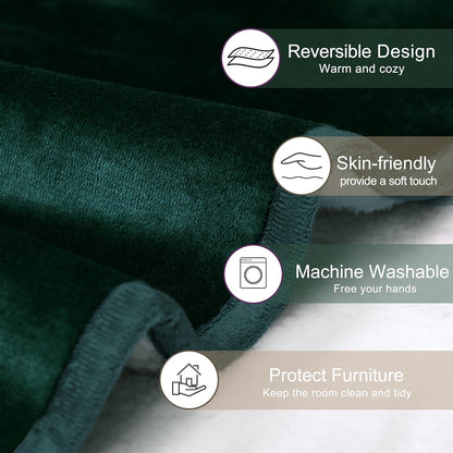 gogobunny Waterproof Blanket for Bed Couch Sofa, Liquid Pee and Fur Proof Pet Blanket for Dog Puppy Cat, Reversible Sherpa Fleece Throw Blanket Furniture Cover Protector (Grey, 50x60 inches)
