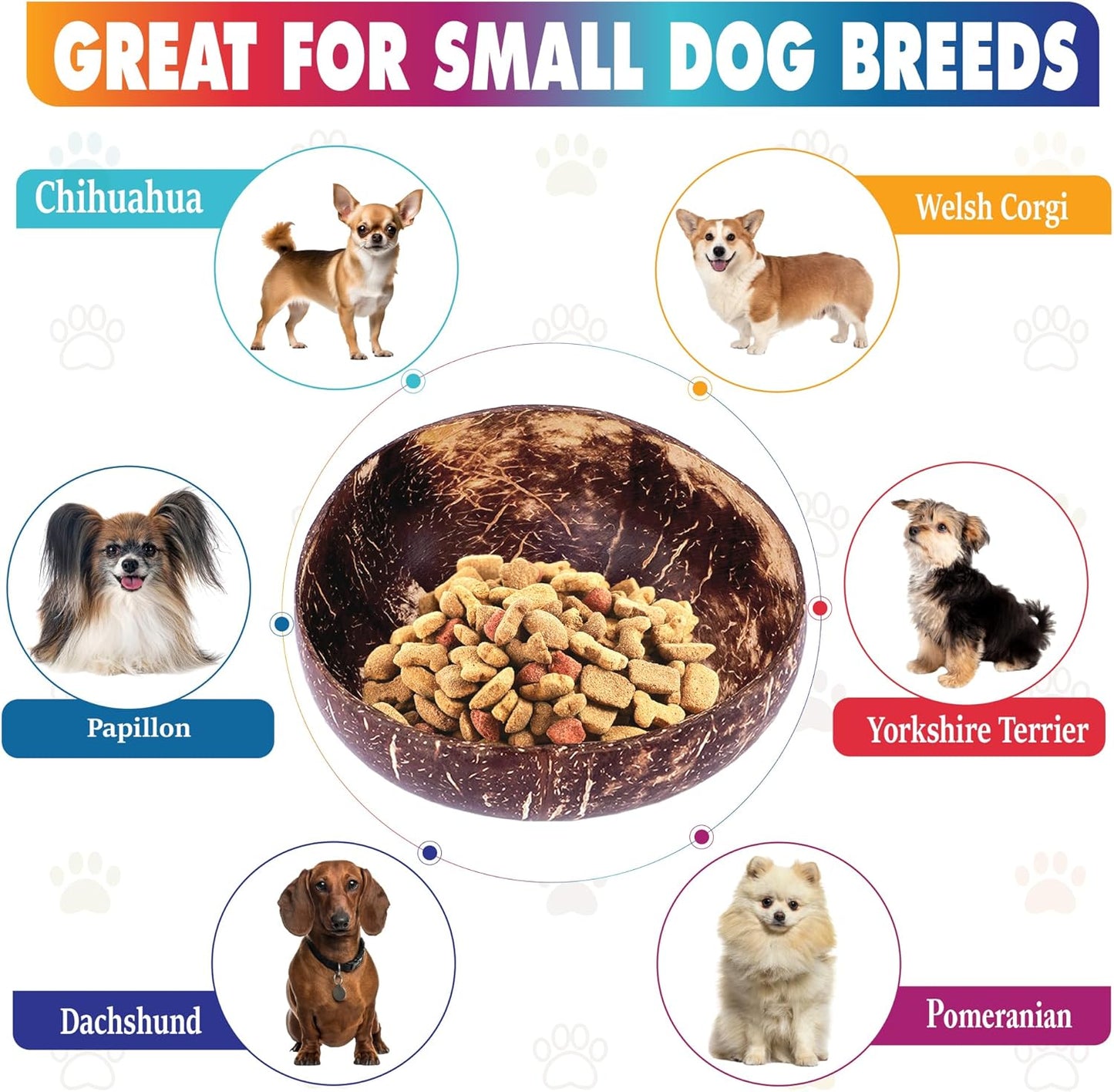 Elevated Slow Feeder Dog Bowls Large Breed - (12-inch-high) - Raised Bowl with Anti-Choking Insert - Stainless Metal and Bamboo