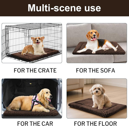 Dog Bed Mat – Soft & Comfortable Dog Kennel Pad for Crate – Durable Crate Bed & Mat for Dogs & Cats – Ideal for Crate, Kennel, and Home Use