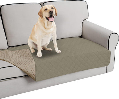 Easy-Going 100% Waterproof Dog Bed Cover, Non-Slip Pet Blanket for Furniture, Washable Couch Cover, Repleasement Sofa Cover (68x82 in,Gray)