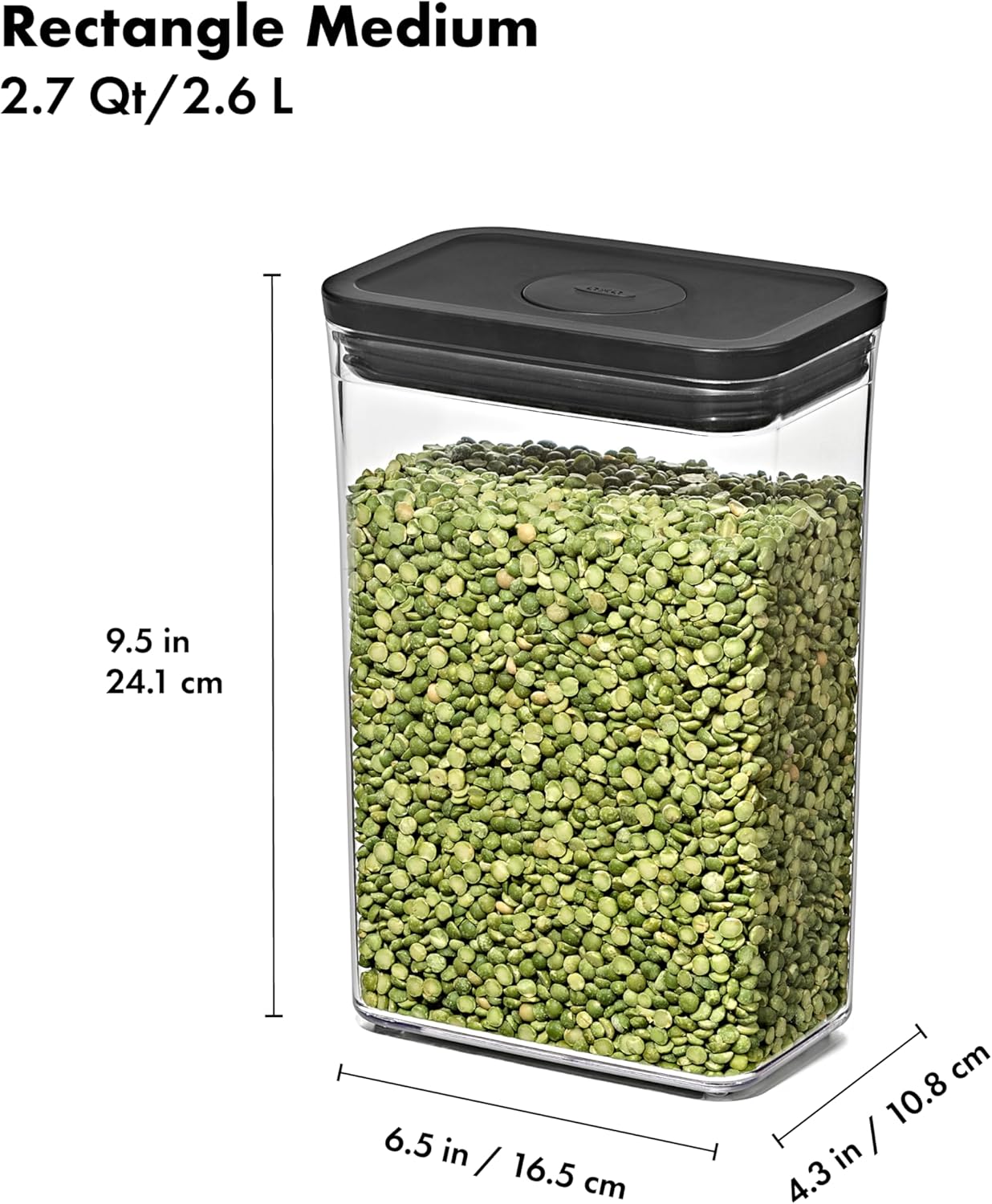 OXO Good Grips POP Container - Rectangle Medium 2.7 Qt