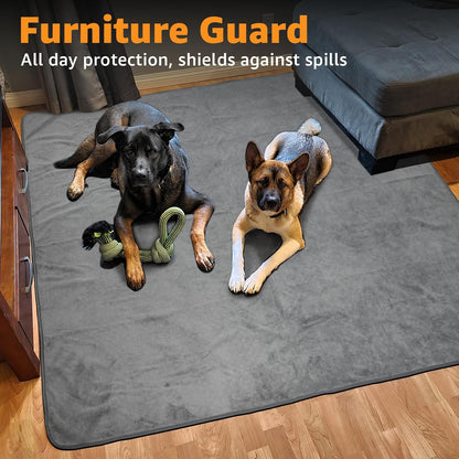Dog Pee Pad Washable Extra Large, Instant Absorb Thicker Training Pads Non-Slip Pet Playpen Mat, Waterproof Reusable Floor Mat Ideal for Puppy Senior Dog Whelping Incontinence Housebreaking 65x48 Inch