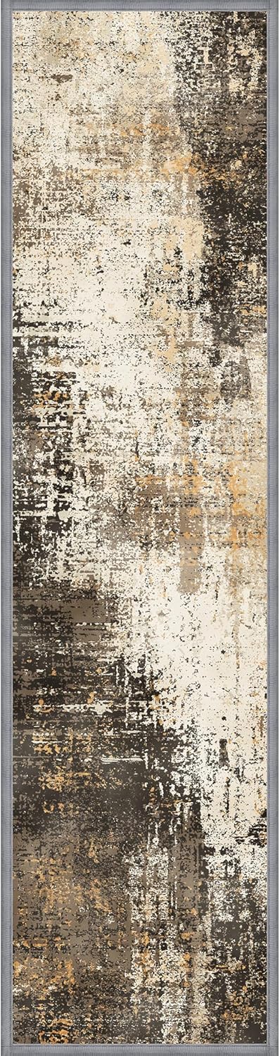 sarben Non Slip Stair Treads for Wooden Steps 15PCS - 8"x30" Indoor Safety Carpet, Edging Mats with TPE Adhesive Backing, Pet and Elderly Friendly Stair Rugs (Taupe) - Colors B