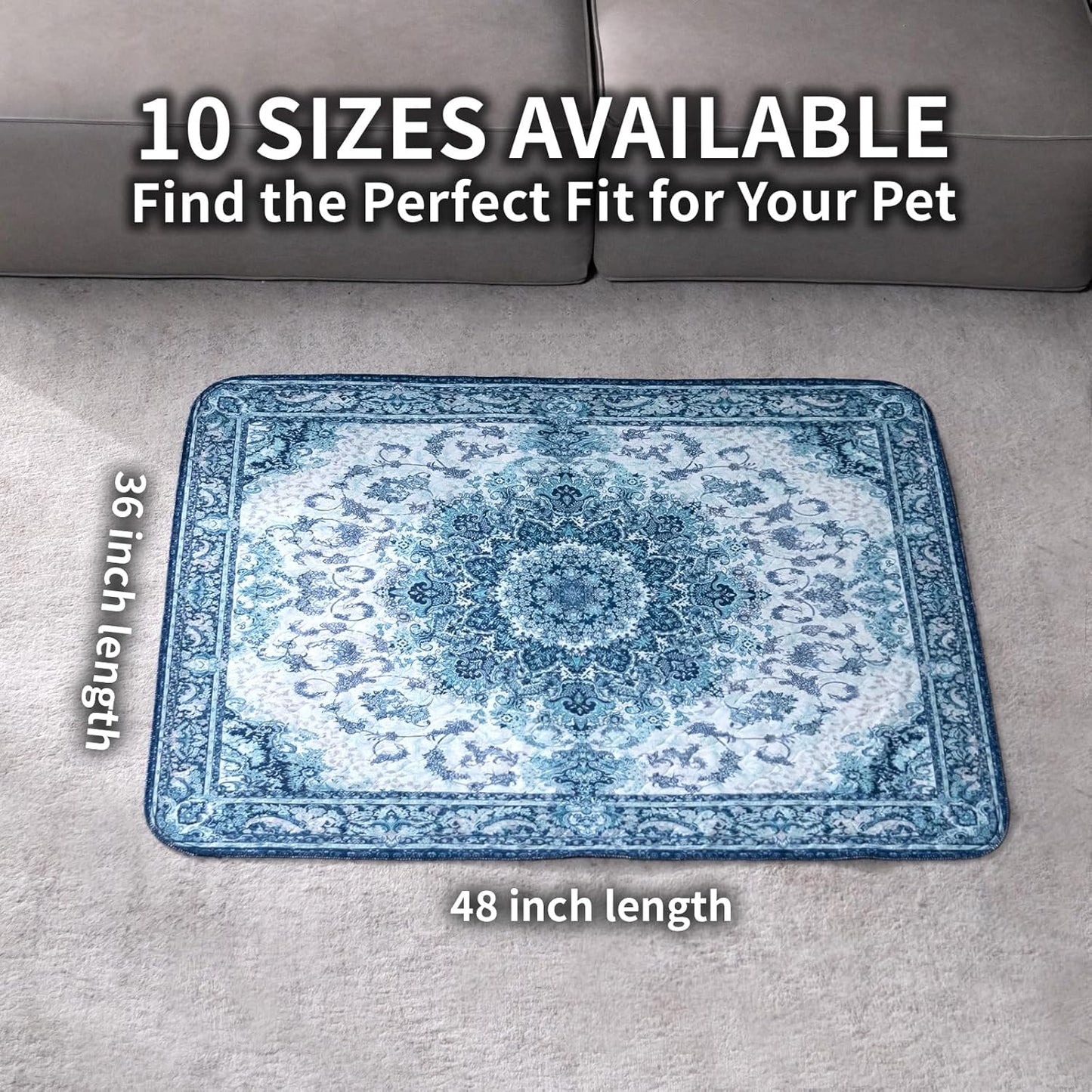 Washable Pee Pads for Dogs, Reusable Puppy Potty Training Pads, Ultra-Absorbent Thick Waterproof Leak-Proof Non-Slip Pads & Mat for Crate, Playpen, Floor, Whelping & Housebreaking , 2 Pack 18"x24"