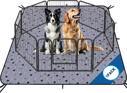 Fostanfly Washable Pee Pads for Dogs, 2 Pack Large 36"x41" Ultra-Absorbent and Leak-Proof Non-Slip Reusable Potty Training Pads for Dogs, Cats, Puppy, Potty Training of Add 8 Lanyards