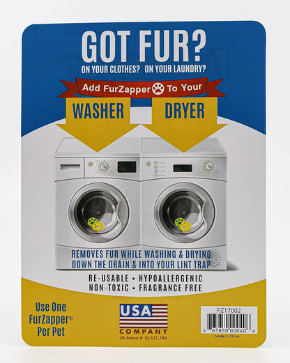 1 PK FurZapper Pet Hair Remover for Laundry