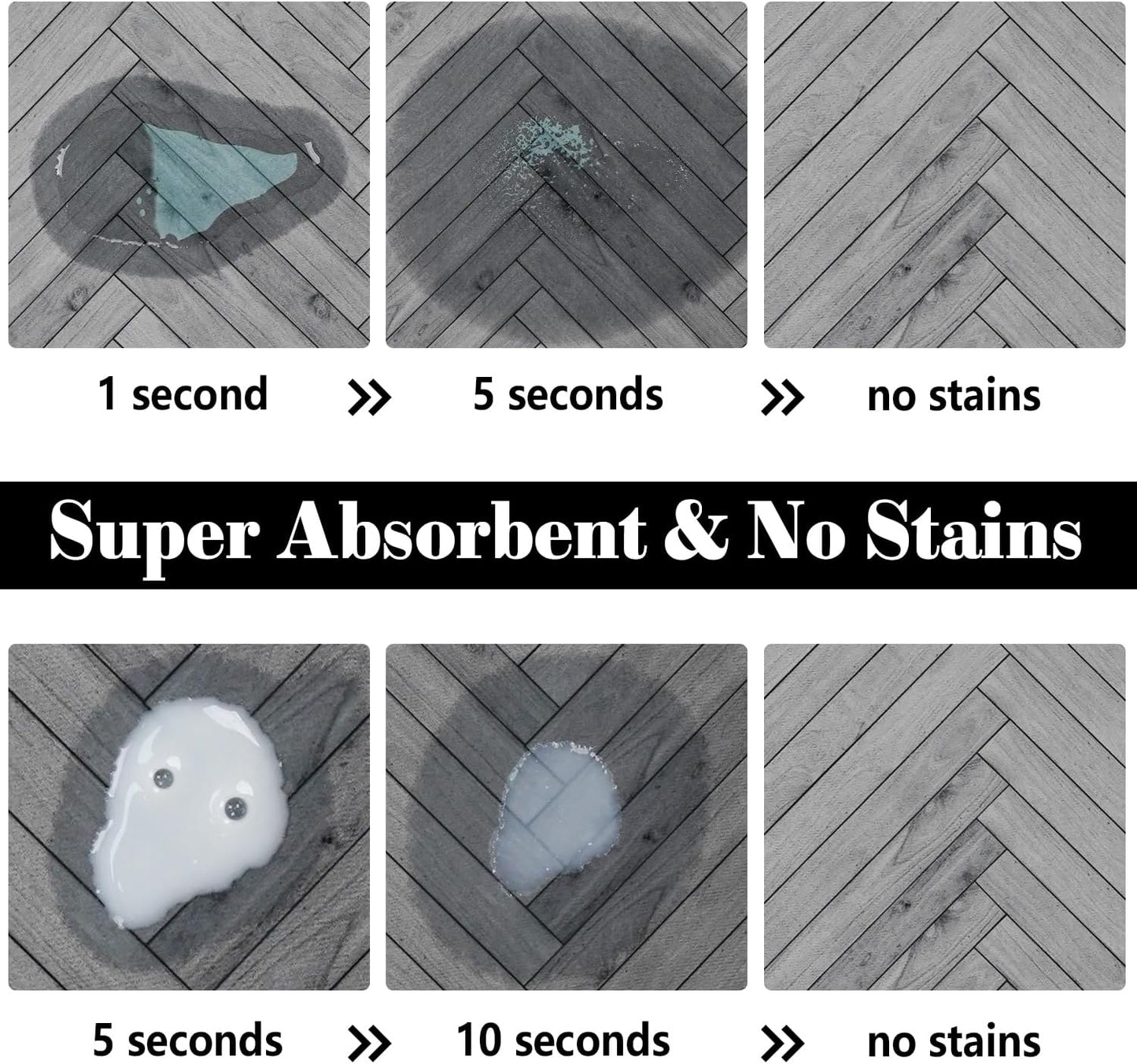 Dog Food Mats for Floors Absorbent, Pet Cat Food Mat - Quick Dry Dog Bowl Mats for Food and Water, Eco-Friendly Pet Supplies