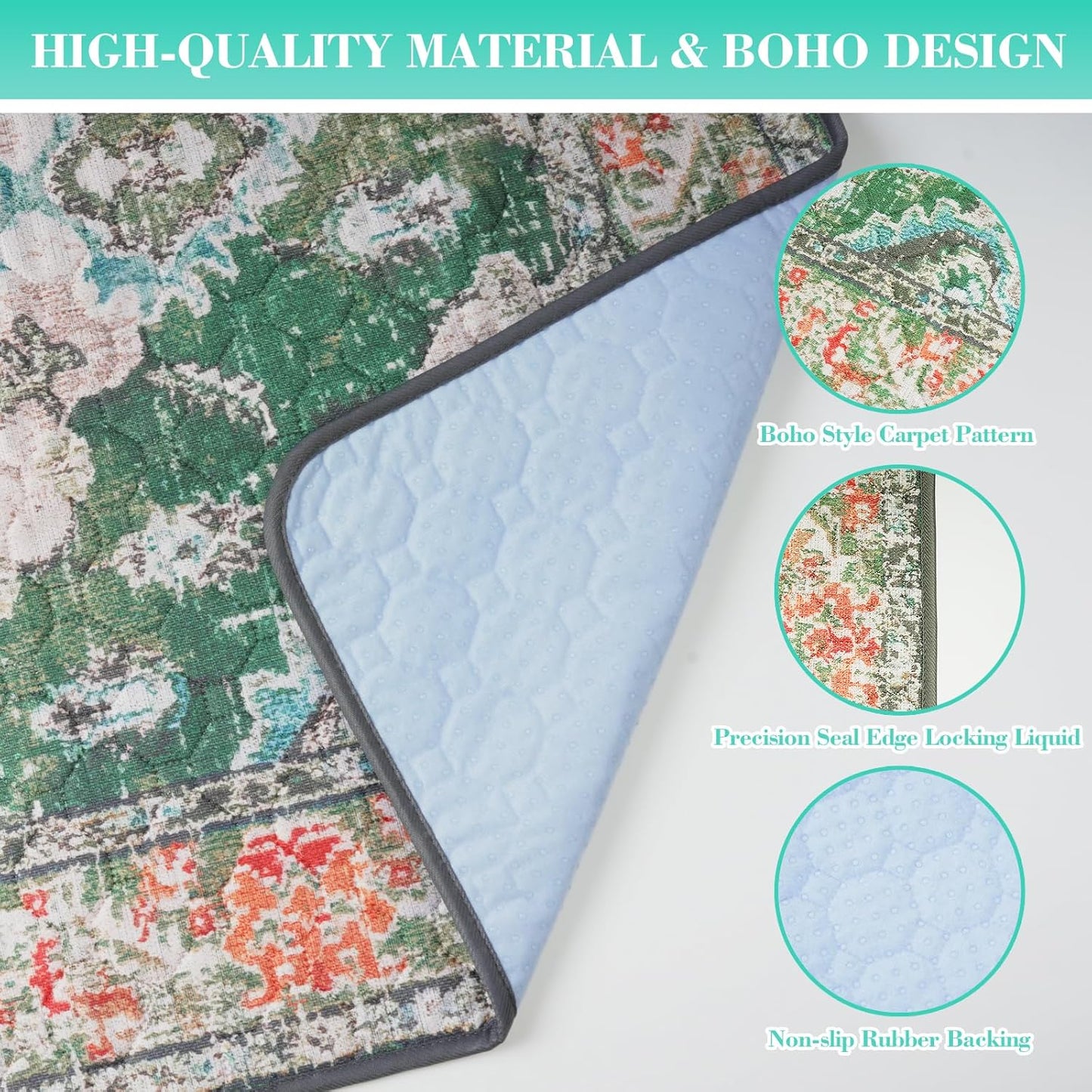 Dogcator Washable Pee Pads for Dogs, 2 Pack Reusable Puppy Training Pads. 36''x48'' Super Absorbent Dog Rugs, Non-Slip and Leakproof Pee Mat for Dogs, Whelping Pads for Crates and Floors