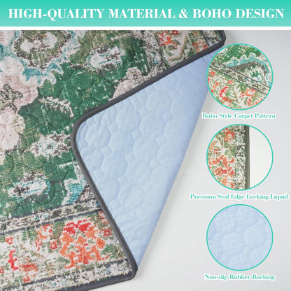 Dogcator Washable Pee Pads for Dogs, 2 Pack Reusable Puppy Training Pads. 36''x48'' Super Absorbent Dog Rugs, Non-Slip and Leakproof Pee Mat for Dogs, Whelping Pads for Crates and Floors