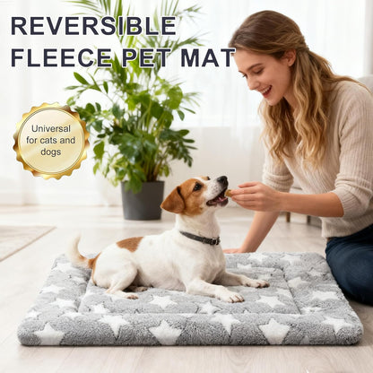 Dog Bed Mat – Soft & Comfortable Dog Kennel Pad for Crate – Durable Crate Bed & Mat for Dogs & Cats – Ideal for Crate, Kennel, and Home Use