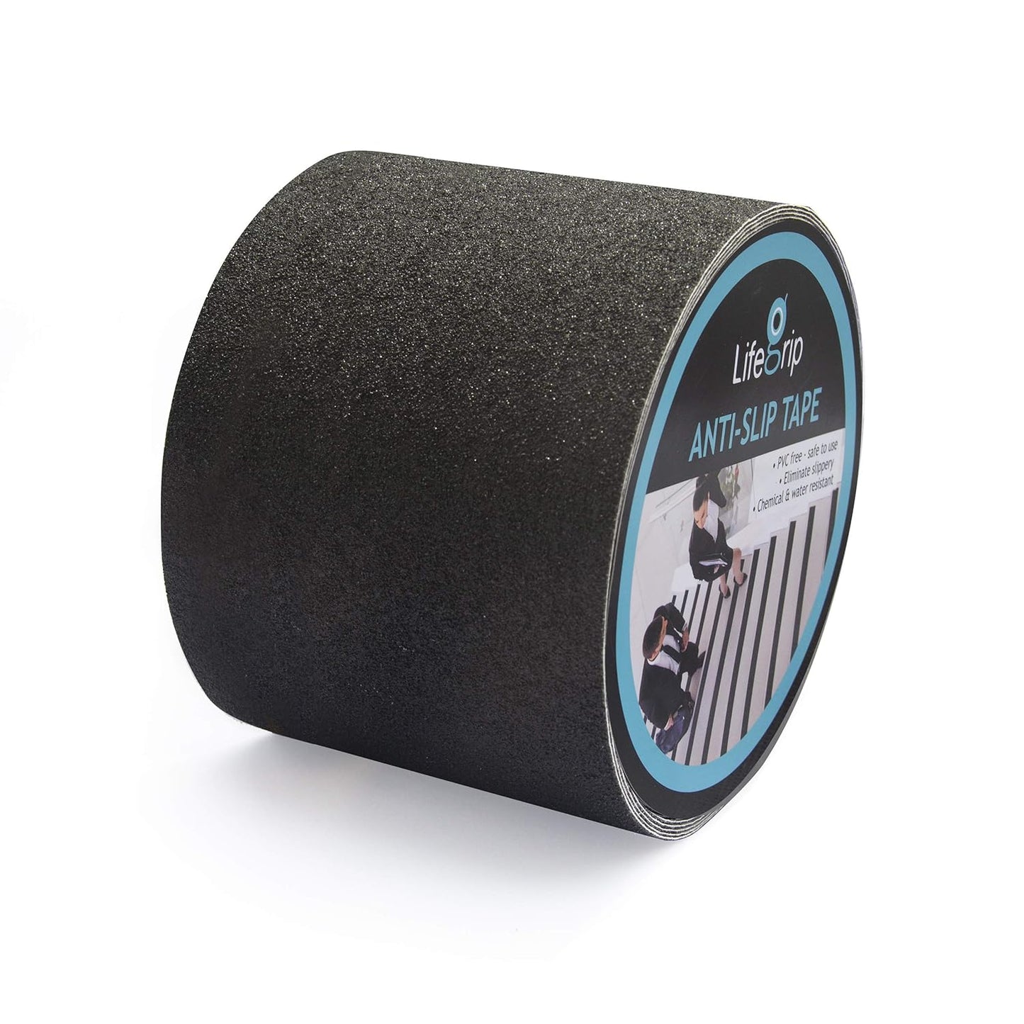 LifeGrip Anti Slip Transparent Anti Slip Tape, 4 inch by 30 feet, Non-Slip Traction Grip Tape to Tubs, Boats, Stairs, Clear, Soft, Comfortable for Bare feet (4" X 30')