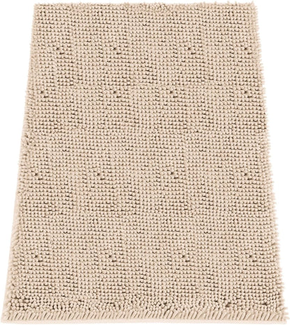 Absorbent Dog Door Mat for Muddy Paws, 60" x 24" Chenille Indoor Mats for Entryway, Trap Dirt Front Door Mat Indoor Entrance Washable Non Slip Soft
