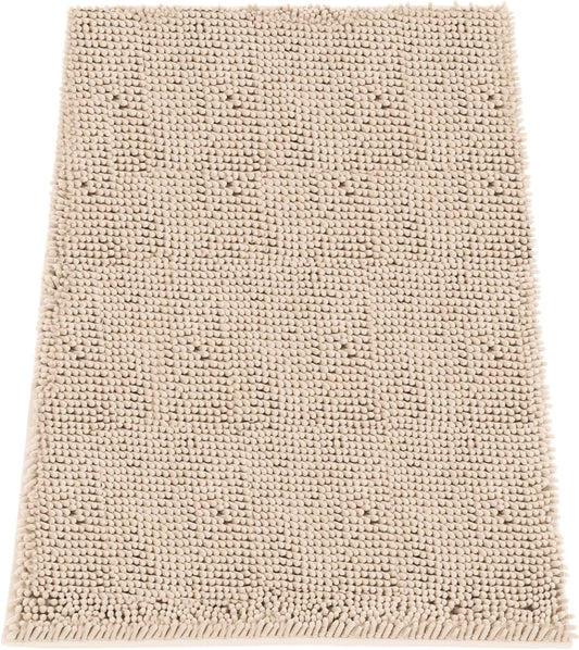 Absorbent Dog Door Mat for Muddy Paws, 60" x 24" Chenille Indoor Mats for Entryway, Trap Dirt Front Door Mat Indoor Entrance Washable Non Slip Soft