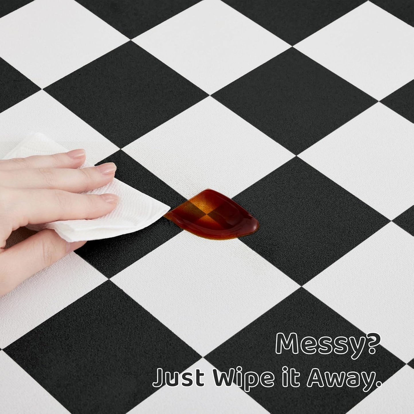 Checkered Dog Feeding Mat, Absorbent Mats for Dog Food and Water Bowl, Dispenser, Retro Aesthetic Khaki Beige Checkerboard Pet Placemat for Dogs, Cats, Puppy Accessories, 12" X 19”
