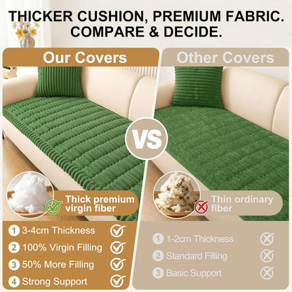 Smiry Couch Cover for Dogs, Non Slip Washable Sofa Protector for Pets, Soft Furniture Cover for Leather & Fabric Couches, Cozy Protect Against Fur, Dirt & Everyday Messes (Dark Grey, 27.6" x 59")