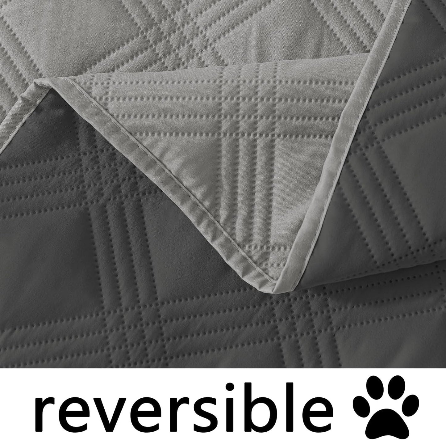 hyha Waterproof Dog Bed Blanket, Soft Pet Blankets, Waterproof Couch Cover for Dogs, Reversible Sofa Covers Washable for Furniture (30x70 Inch, Taupe/Beige)
