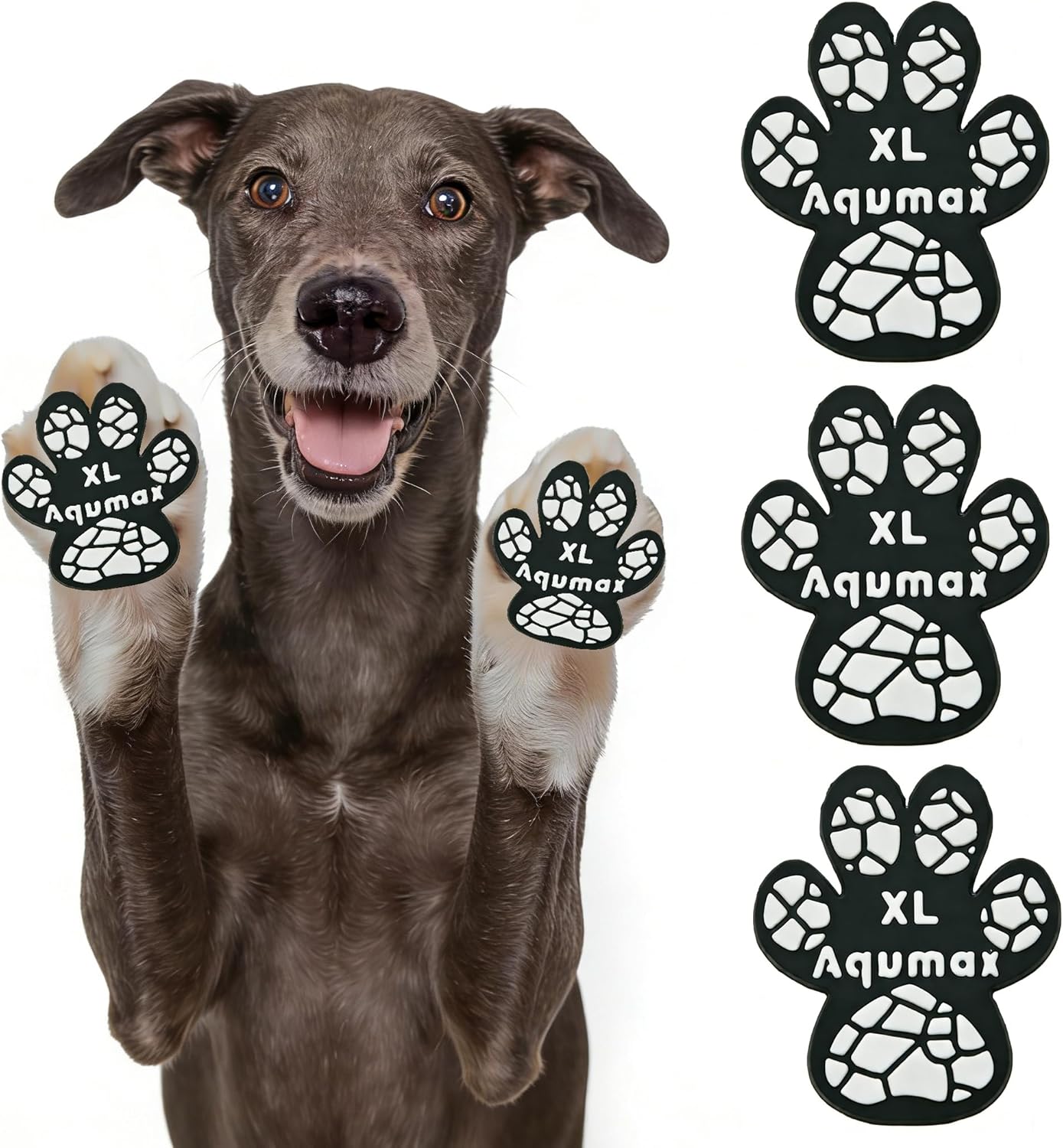 Anti-Slip Dog Paw Pads,Toe Grips for Senior Dogs,Dog Paw Protector Pads for Traction, Dog Shoes Alternative for Hot Pavement, Traction Control on Slippery Hardwood Floors 8 Sets (32 pcs) XL