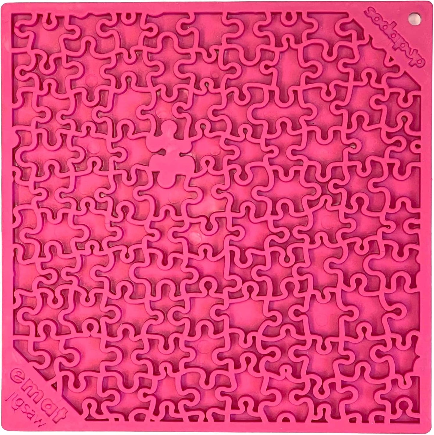SodaPup Flower Power eMat – Durable Lick Mat Feeder Made in USA from Non-Toxic, Pet-Safe, Food Safe Rubber for Mental Stimulation, Avoiding Overfeeding, Fresh Breath, Digestive Health, & More