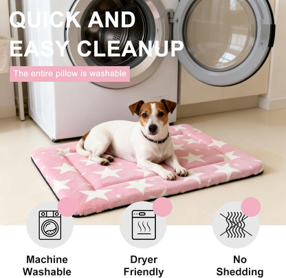 Dog Bed Mat – Soft & Comfortable Dog Kennel Pad for Crate – Durable Crate Bed & Mat for Dogs & Cats – Ideal for Crate, Kennel, and Home Use