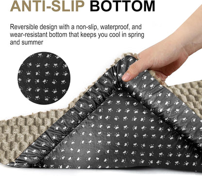 Dog Bed Mat – Soft & Comfortable Dog Kennel Pad for Crate – Durable Crate Bed & Mat for Dogs & Cats – Ideal for Crate, Kennel, and Home Use