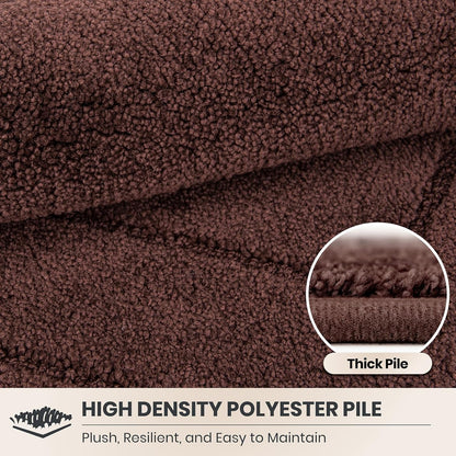 PURRUGS Dirt Trapping Door Mat 32" x 47", Non-Slip/Skid Machine Washable Entryway Rug, Dog Doormat, Super Absorbent Welcome Mat for Muddy Wet Shoes and Paws, Grayish Brown