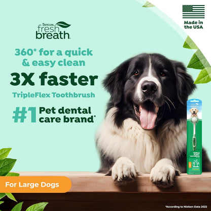 TropiClean Fresh Breath Finger Brushes for Pets, 2 pack -