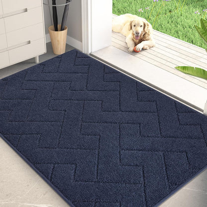 PURRUGS Dirt Trapping Door Mat 20" x 31.5", Non-Slip Machine Washable Entry Rug, Dog Doormat, Indoor Front Door Mat, Super Absorbent Entryway Rug for Muddy Shoes & Paws, Taupe