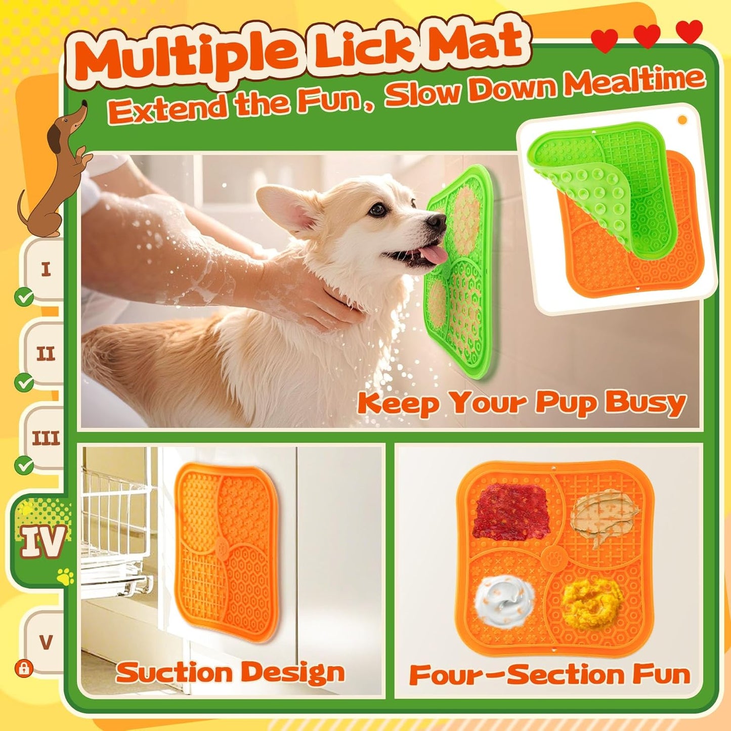 Forfon 9 Pack All-Around Dog Puzzle Toy Set -Mentally Stimulating Dog Enrichment Toys for Small to Medium Smart Dogs, Includes Dog Lick Mat with Suction Cups