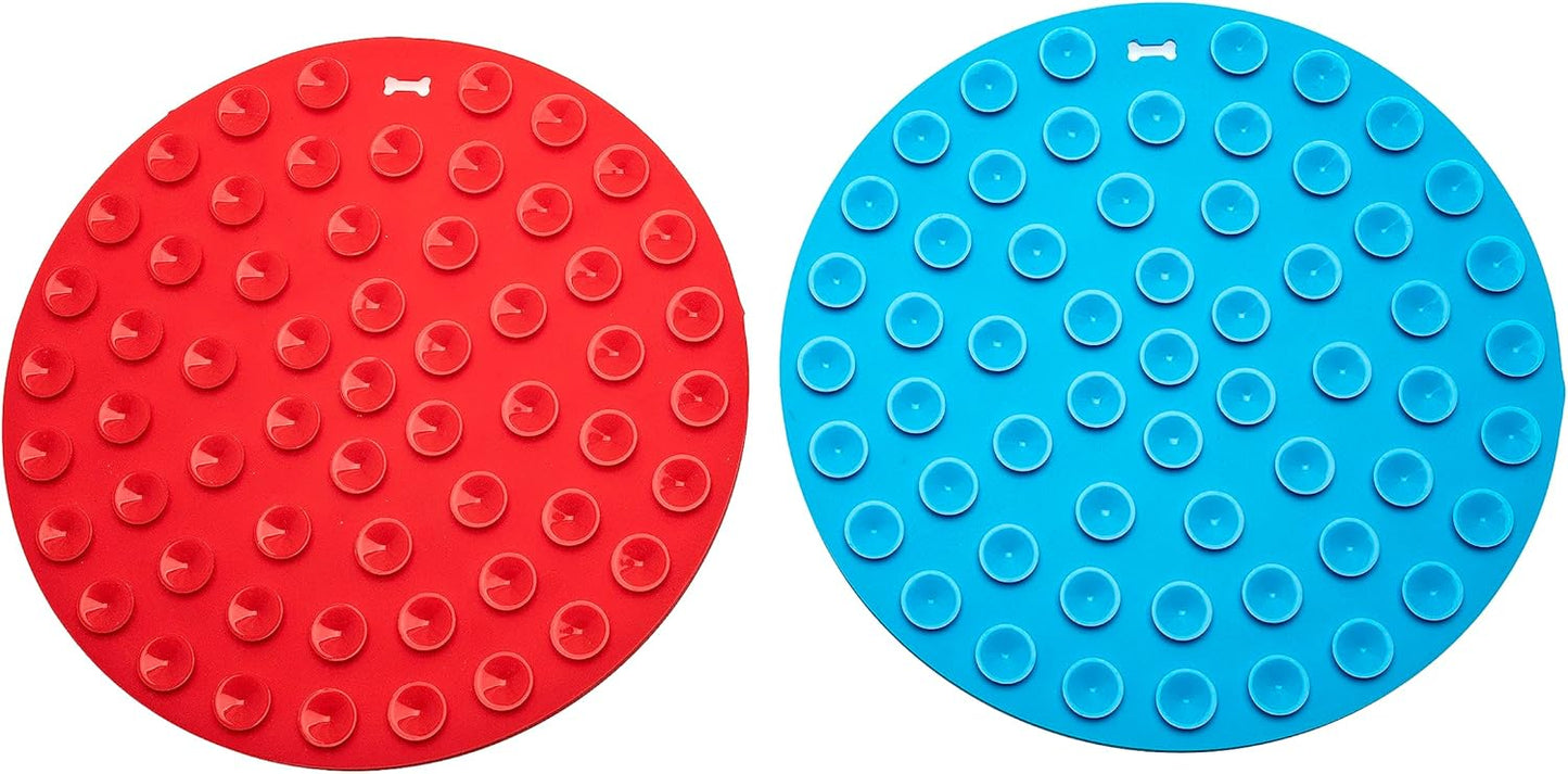 Lick Mat for Dogs & Cats – Fun-Filled Dog Distraction Pad with Suction Cups, Ideal for Treat Time, Grooming, and Dental Health - 1 Mat per Purchase