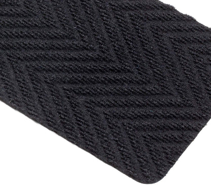 Indoor and Outdoor Carpet Stair Treads - 32" x 8" Non-Slip Stair Treads Carpet for Wooden Steps - Rubber Stair Tread Mats - Stair Rugs Anti Slip for Kids Elders and Dogs – Brown Set of 14