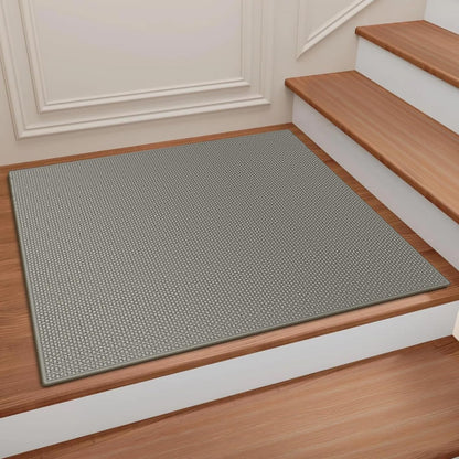 Stair Treads for Wooden Steps Carpet, Non-Slip Stair Runner Indoor Outdoor Stair Tread Mats Covers Pads, 19" x 31"Matching Landing Step Runner for Elders, Kids and Dogs (19" x 31", Black)