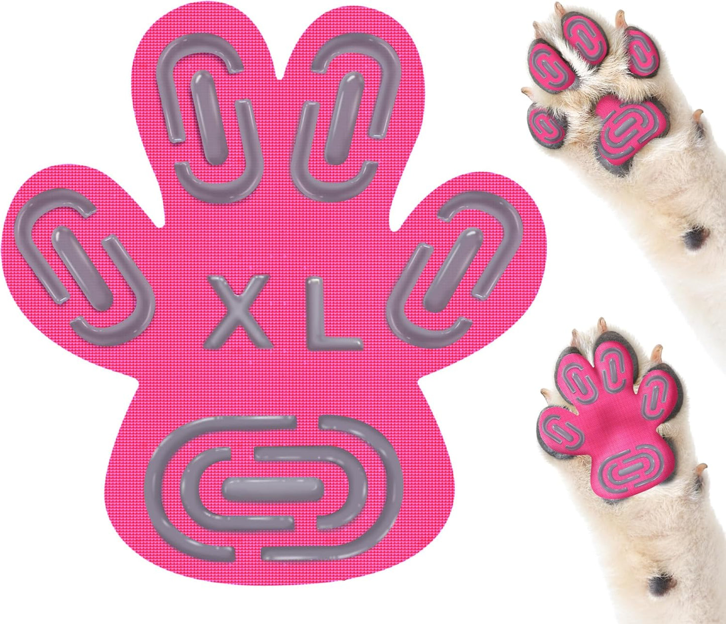 Anti-Slip Dog Paw Protector Pads for Senior Dogs, Dog Paw Adhesive Pads on Hardwood Floor,Senior Pets Essentials with Strong Traction,Puppy Grippers,12 Sets 48 pc M