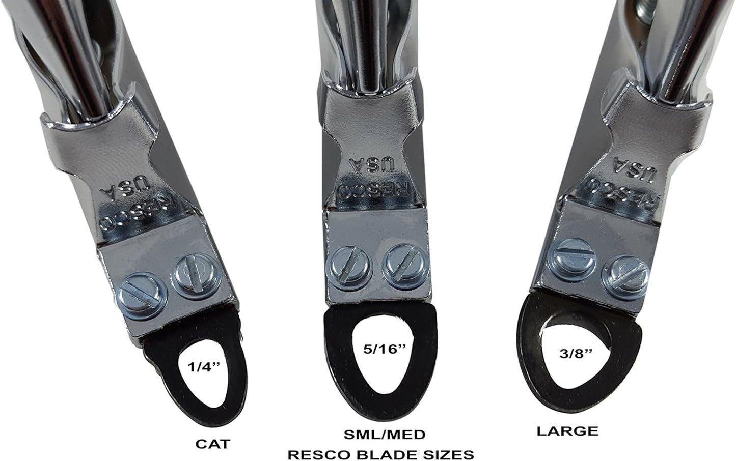 Resco Original Dog Nail Clippers – USA-Made Professional Guillotine Pet Trimmer, Heavy Duty Steel - Chrome, Tiny Dogs and Cats