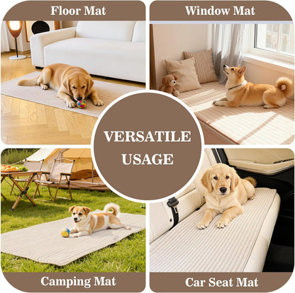MYSKY HOME 100% Waterproof Couch Cover for Sofa, Couch Covers for Dogs, Non Slip Back Pet Sectional Sofa Covers for 3 Cushion Couch, Sofa Covers Washable, Dog Bed Cover, Dark Grey, 35"x70.9"