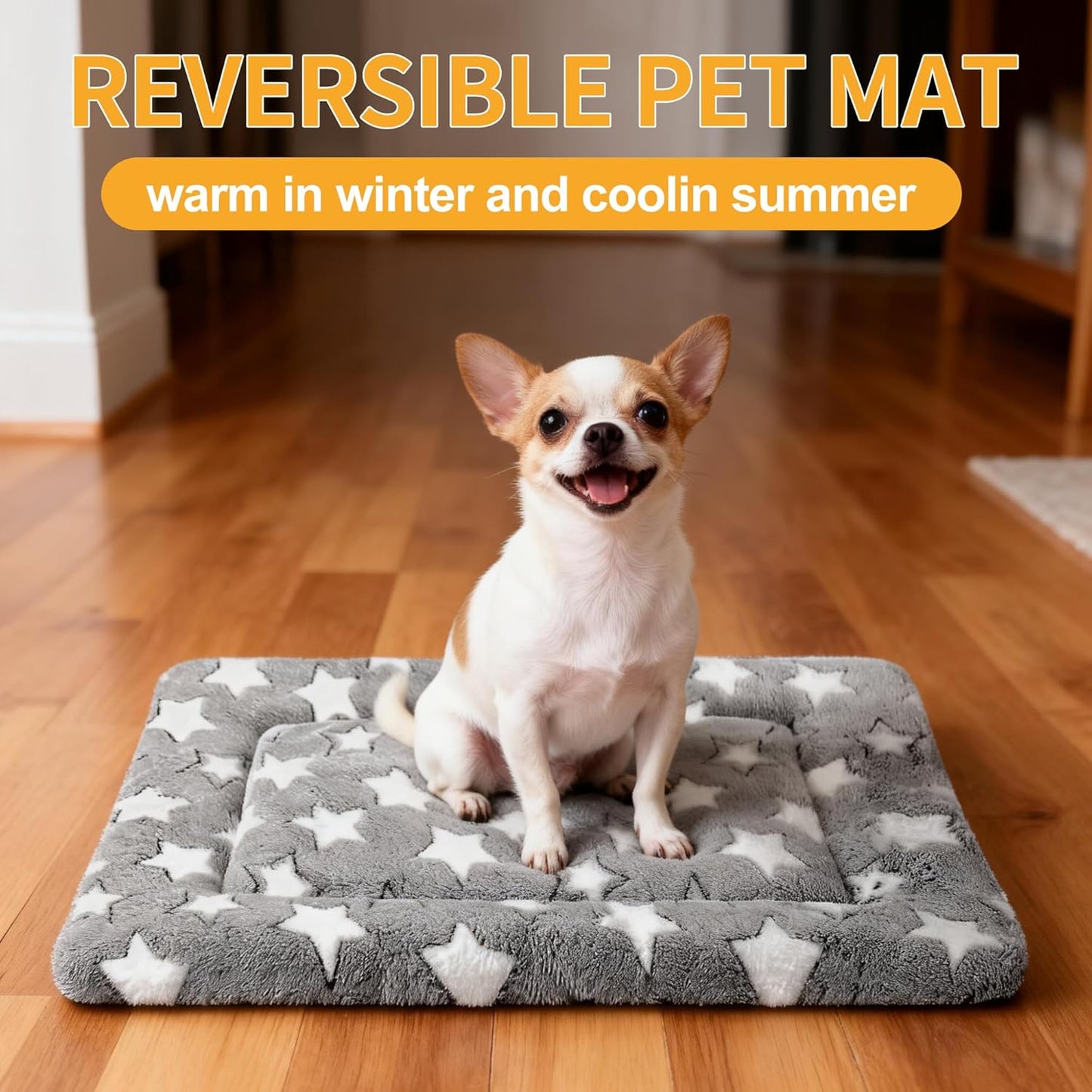 Dog Bed Mat – Soft & Comfortable Dog Kennel Pad for Crate – Durable Crate Bed & Mat for Dogs & Cats – Ideal for Crate, Kennel, and Home Use
