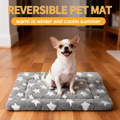 Dog Bed Mat – Soft & Comfortable Dog Kennel Pad for Crate – Durable Crate Bed & Mat for Dogs & Cats – Ideal for Crate, Kennel, and Home Use