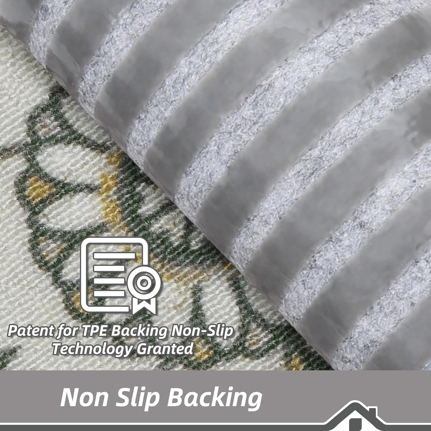 BEQHAUSE Stair Treads for Wooden Steps Non-Slip Machine Washable Carpet Stair Treads 8"X30" Soft Indoor Stair Runner for Kids Elders and Pets, 100% Polyester, TPE Backing, 15pcs, Brown/Grey