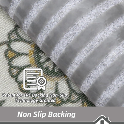 BEQHAUSE Stair Treads for Wooden Steps Non-Slip Machine Washable Carpet Stair Treads 8"X30" Soft Indoor Stair Runner for Kids Elders and Pets, 100% Polyester, TPE Backing, 15pcs, Brown/Grey