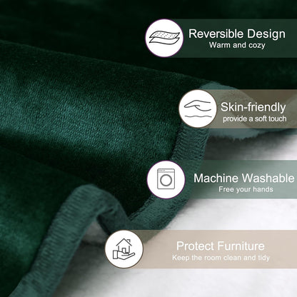 gogobunny Waterproof Blanket for Bed Couch Sofa, Liquid Pee and Fur Proof Pet Blanket for Dog Puppy Cat, Reversible Sherpa Fleece Throw Blanket Furniture Cover Protector (Grey, 50x60 inches)