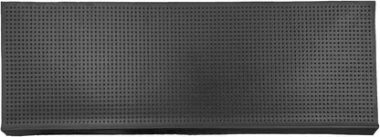 Ottomanson Outdoor Rubber Stair Treads – Ribbed Heavy-Duty Non-Slip Stair Mats – Best Grip on Concrete, Brick & Textured Step – Fastening Recommended for Wooden & RV Steps, Pack of 5